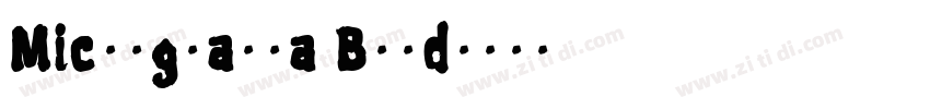 Microgramma Bold字体转换
